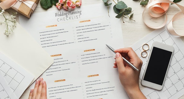 Wedding organizing tips